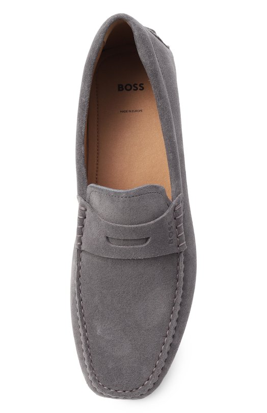 Замшевые мокасины Noel BOSS 50541750 Серый  50541750 Фото 6