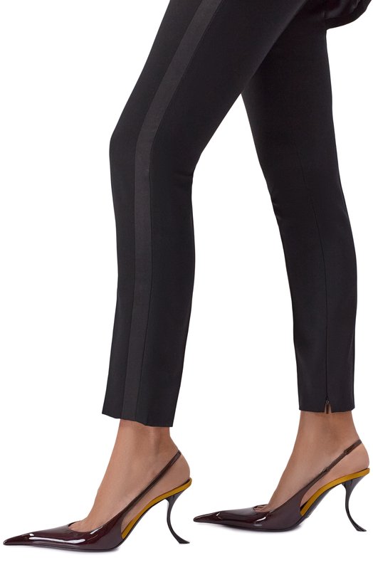 Кожаные туфли Apolline 85 Saint Laurent 852535/1TVAN Коричневый  852535/1TVAN Фото 2