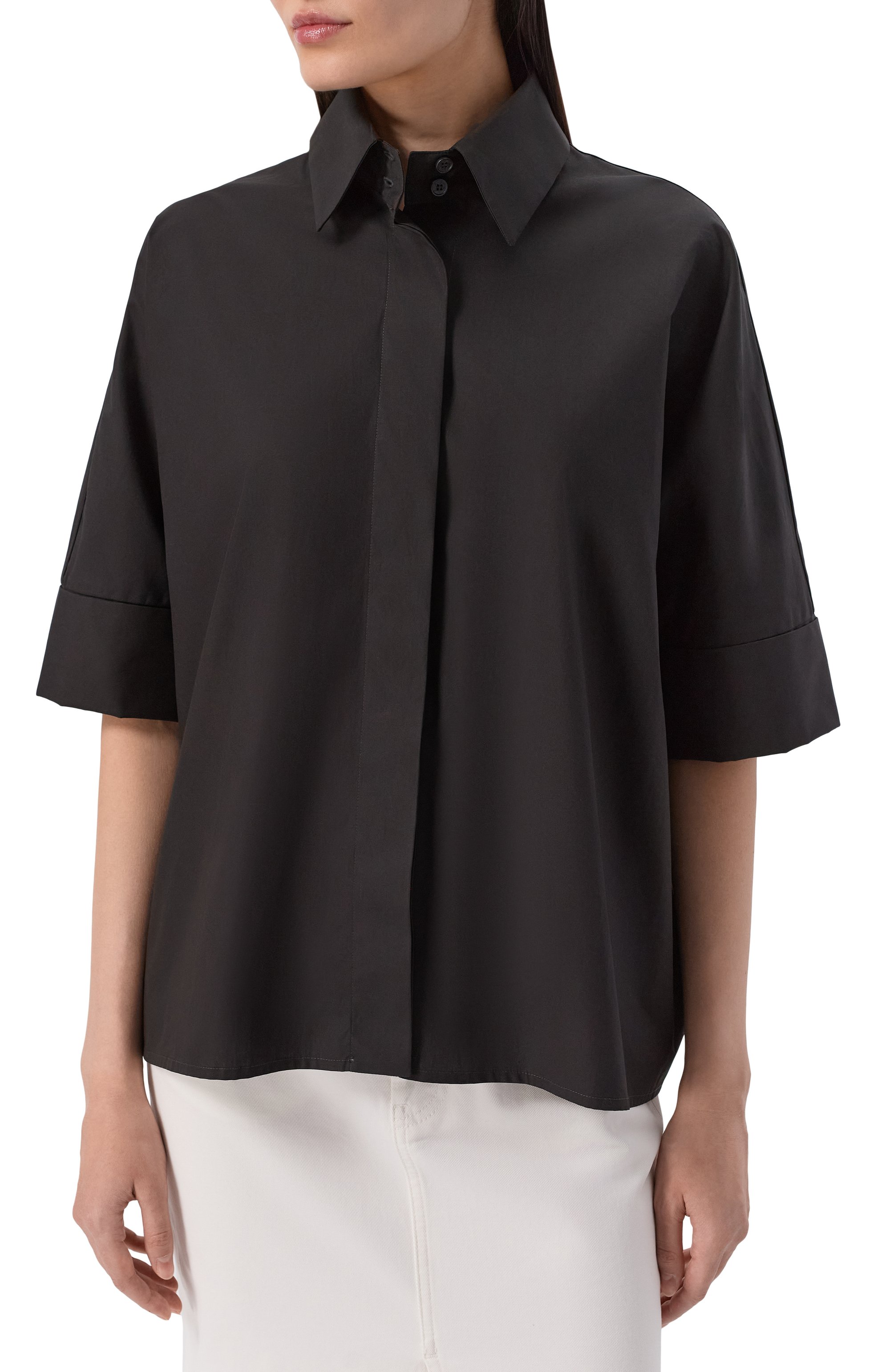 Хлопковая рубашка LORENA ANTONIAZZI, арт. P2651CA26A/4222, фото 3