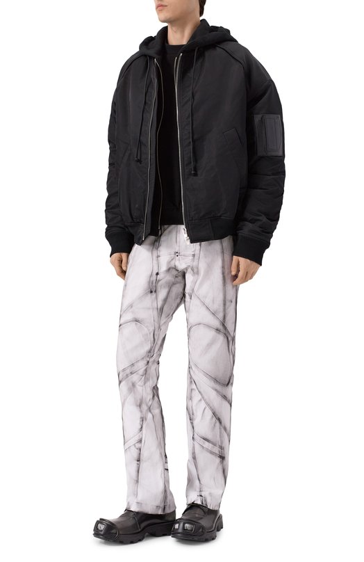 Хлопковые брюки 139Dec PN381-W Серый  PN381-W Фото 2