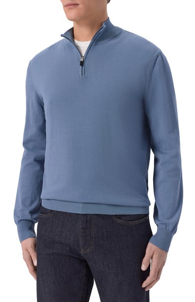 Хлопковый джемпер CANALI, арт. C0015/MK02459, фото 3