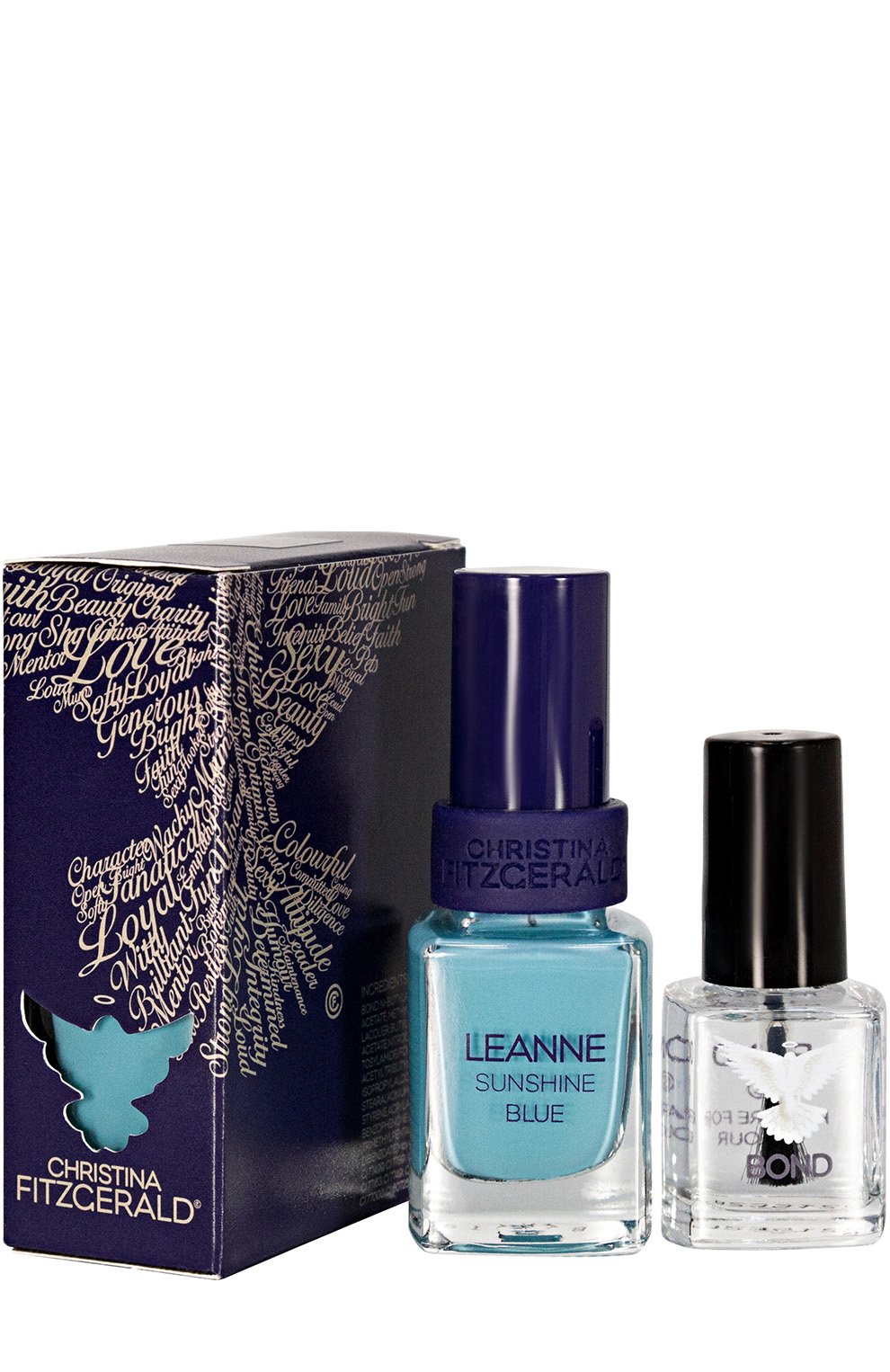 Лак для ногтей \сияющий голубой\" leanne sunshine blue + bond" CHRISTINA FITZGERALD, арт. 9333381003188, фото 1