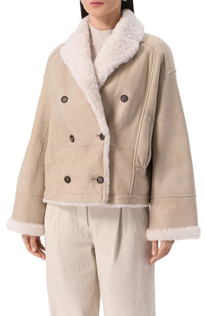 Двусторонняя дубленка BRUNELLO CUCINELLI, арт. MPMBP7962P, фото 3