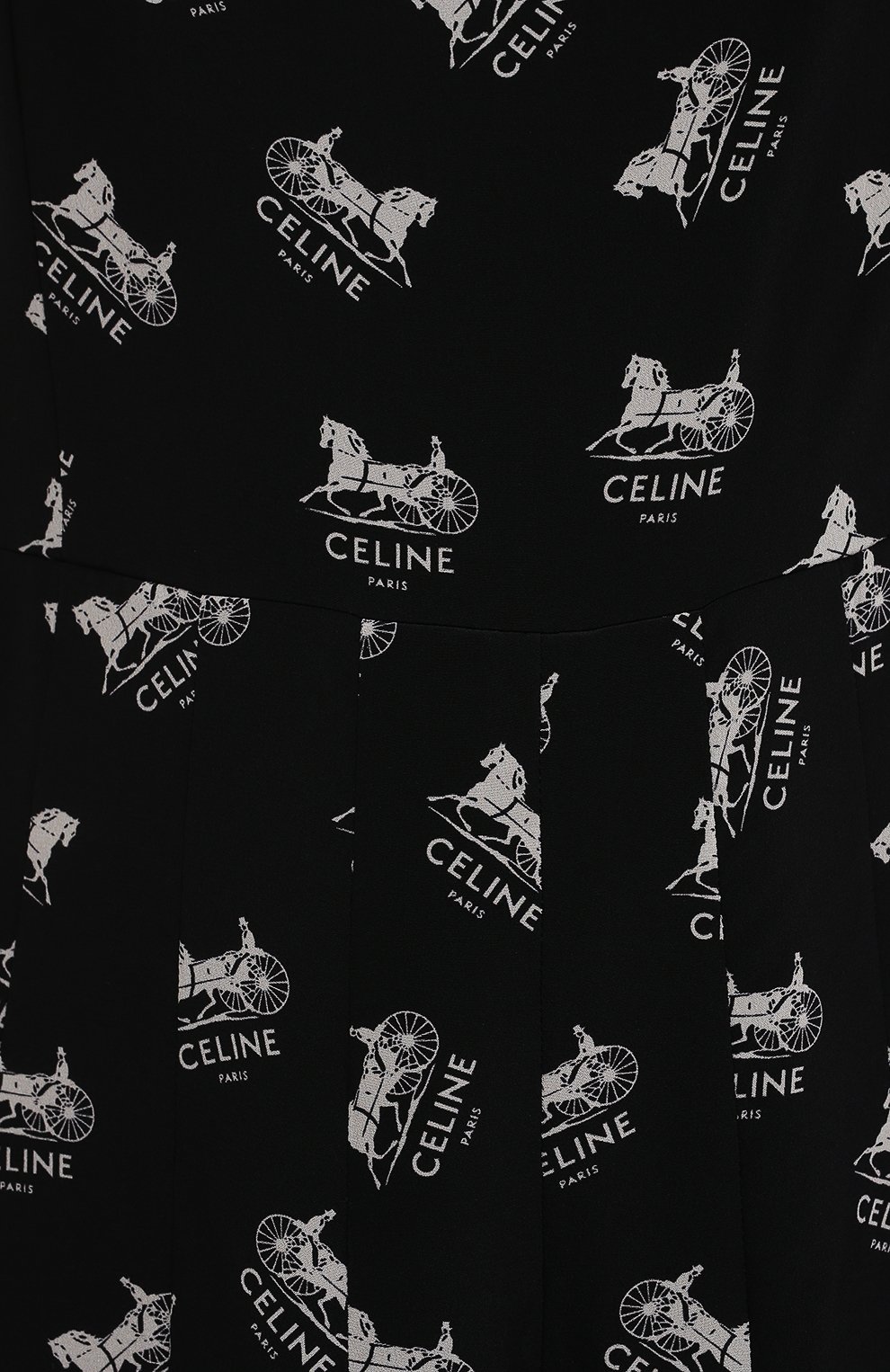 Шелковый комбинезон CELINE черного цвета по цене 210000 руб., арт. 2P515316N, фото 5 Шелковый комбинезон CELINE, арт. 2P515316N, фото 5