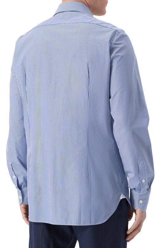 Хлопковая сорочка Giampaolo 608/TS39332 Синий  608/TS39332 Фото 4