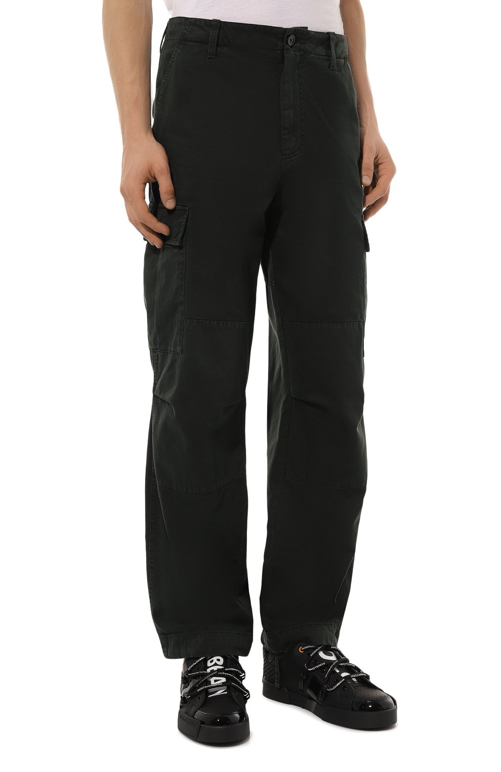 Хлопковые брюки-карго DOLCE & GABBANA, арт. GP03LT/G8KZ7, фото 3