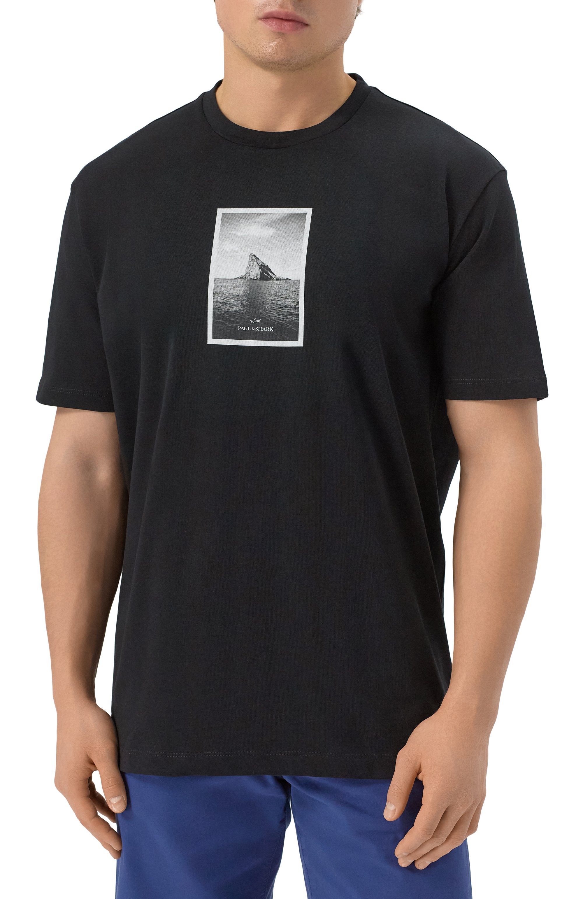 Хлопковая футболка PAUL&SHARK, арт. 25411062, фото 3