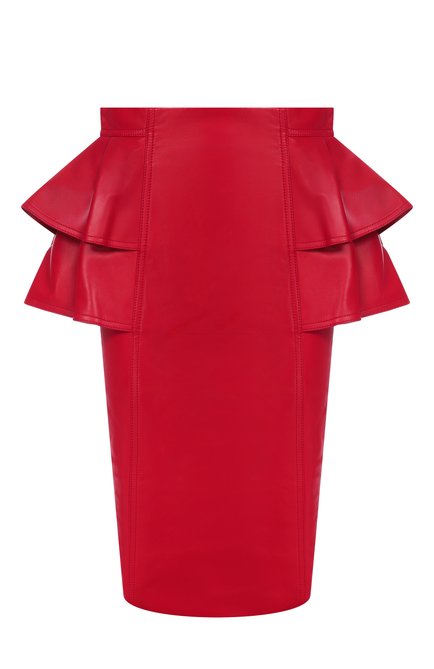 Женская кожаная юбка VALENTINO, арт. 7B3NI07V/9G6