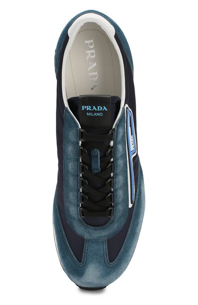 Комбинированные кроссовки PRADA, арт. 2EG276-3KUY-F0008, фото 5