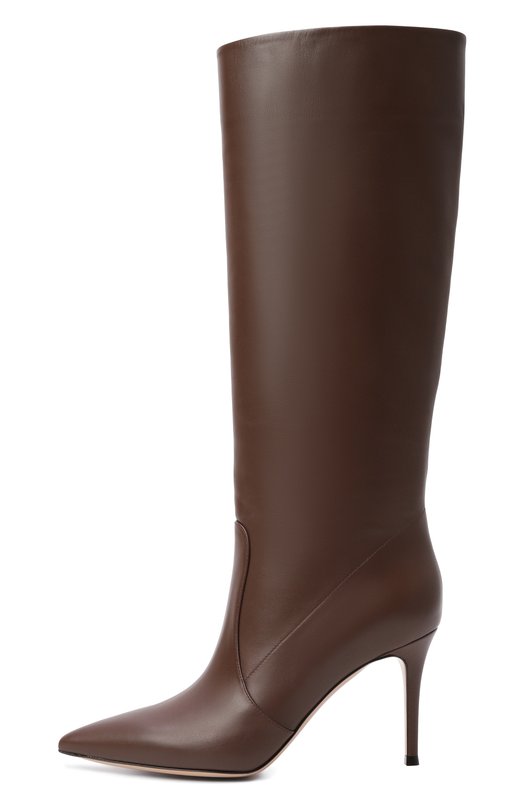 Кожаные сапоги Hansen 85 Gianvito Rossi G80626.85RIC.VGIBR0W Коричневый  G80626.85RIC.VGIBR0W Фото 4