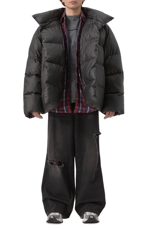 Пуховик Balenciaga 751717TOO41 1000 Чёрный  751717TOO41 1000 Фото 2