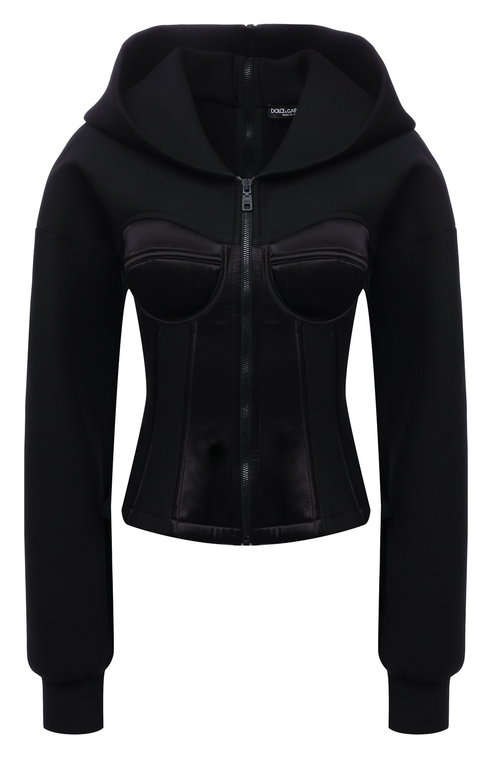 Толстовка DOLCE & GABBANA черного цвета по цене 163500 руб., арт. F9J79T/G7BDZ, фото 1 Толстовка DOLCE & GABBANA, арт. F9J79T/G7BDZ, фото 1
