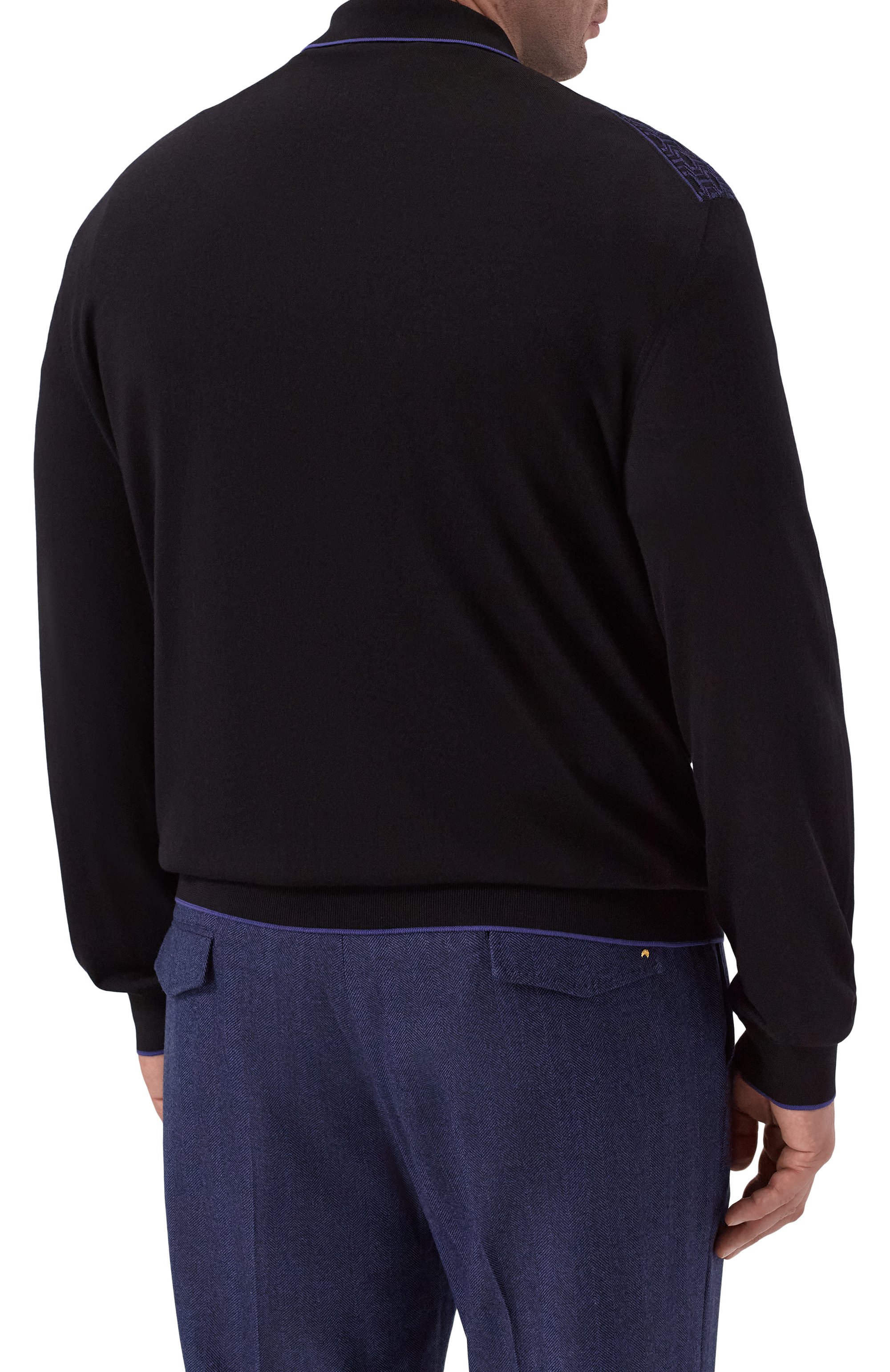 Поло из шерсти и шелка STEFANO RICCI, арт. KE06013P30/E25403, фото 4