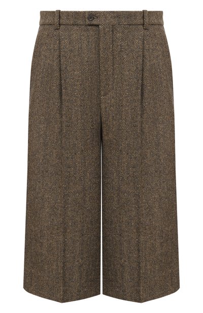 Женские шорты из шерсти и шелка SAINT LAURENT, арт. 866251/Y3L22