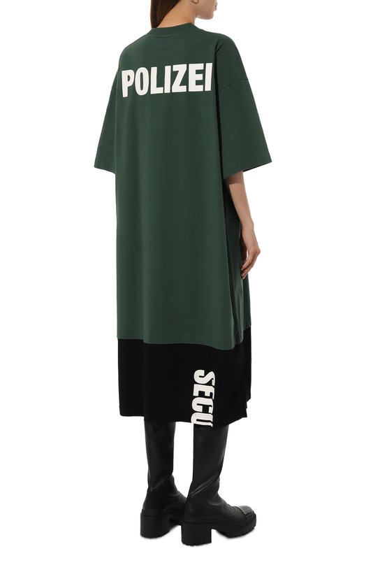Хлопковое платье VETEMENTS 4