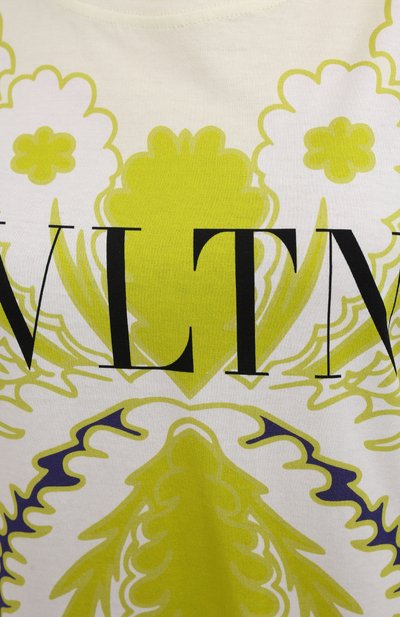 Хлопковая футболка VALENTINO, арт. VB3MG11W6AK, фото 5