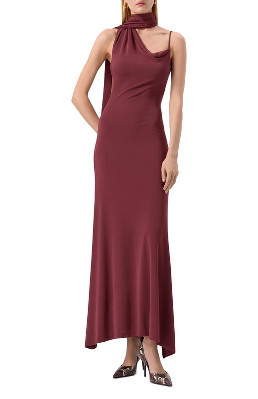 Платье из вискозы Aya Muse AMPF2527 Бордовый  AMPF2527 Фото 2