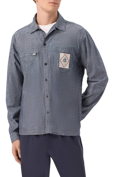 Хлопковая рубашка C.P. COMPANY, арт. 18CMSH152A110065W, фото 3