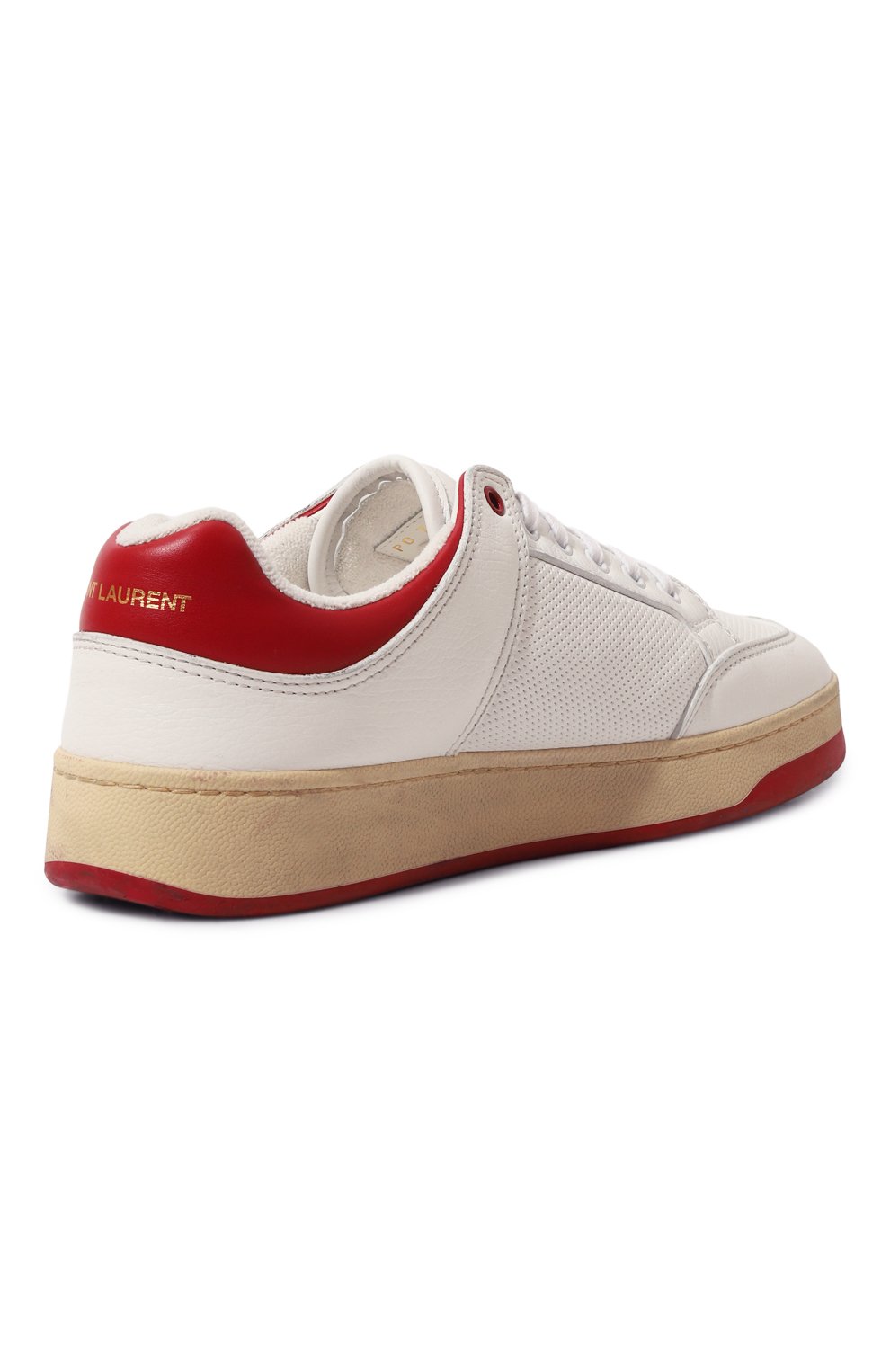 Кожаные кеды sl/61 SAINT LAURENT, арт. 713600/2W4AA, фото 5