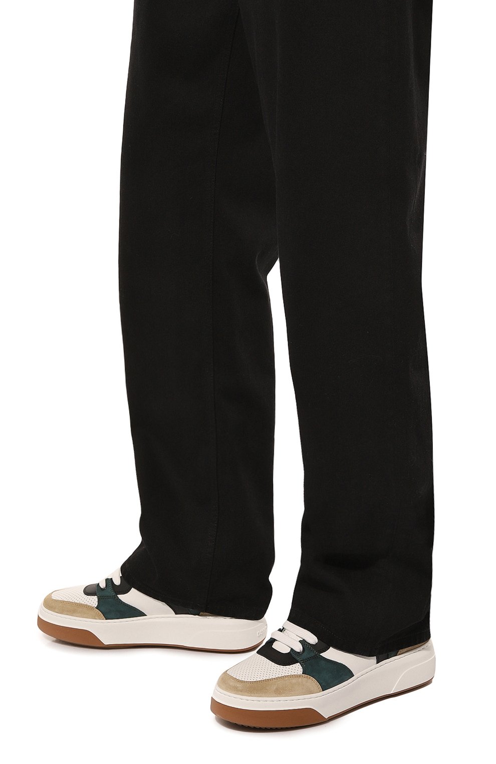 Кожаные кеды bumper DSQUARED2, арт. SNM0298 01504841, фото 3