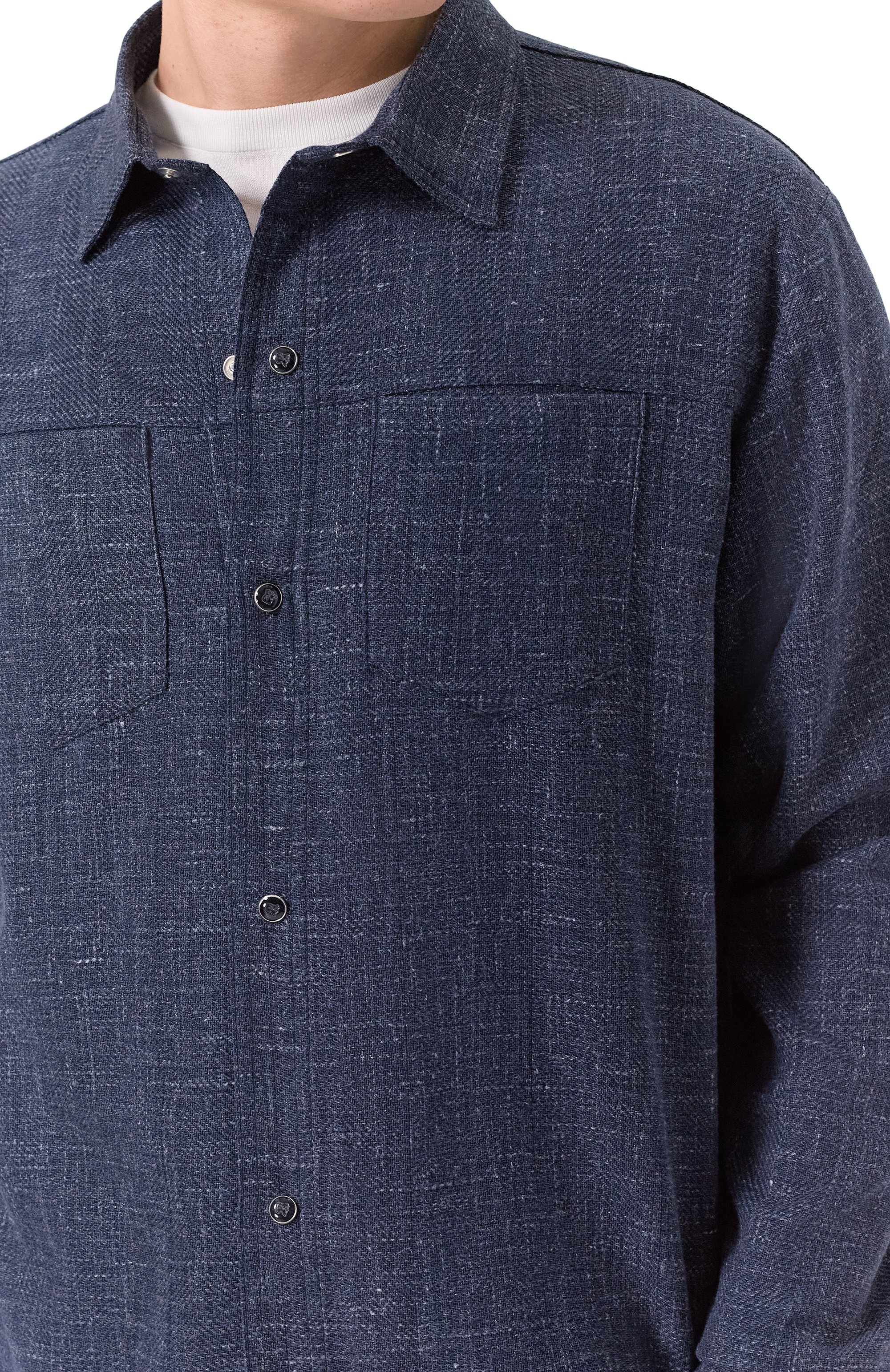 Рубашка из шерсти и кашемира MARCO PESCAROLO, арт. ZEUS/5326, фото 5