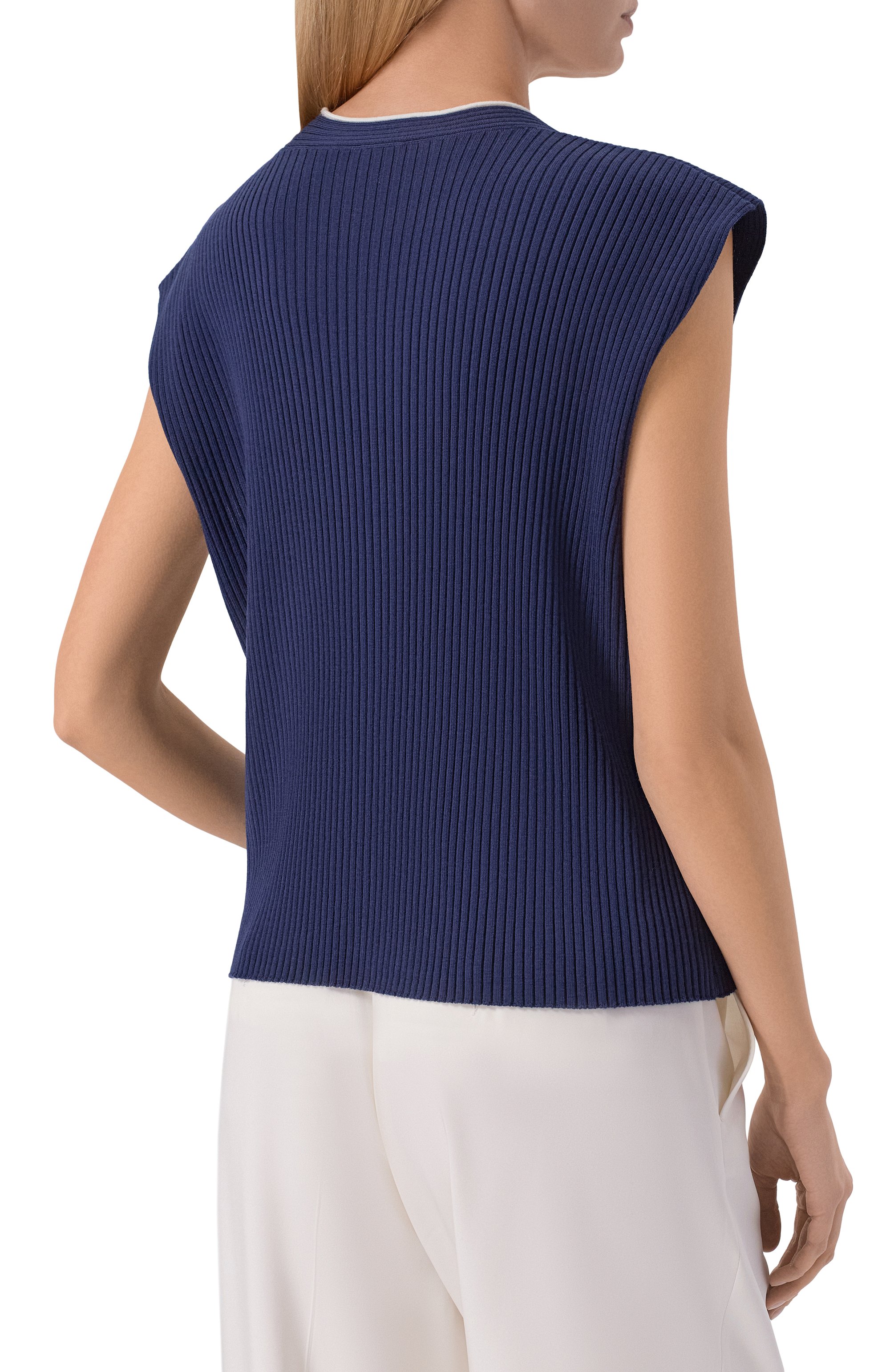 Шерстяной жилет KITON, арт. D61707, фото 4