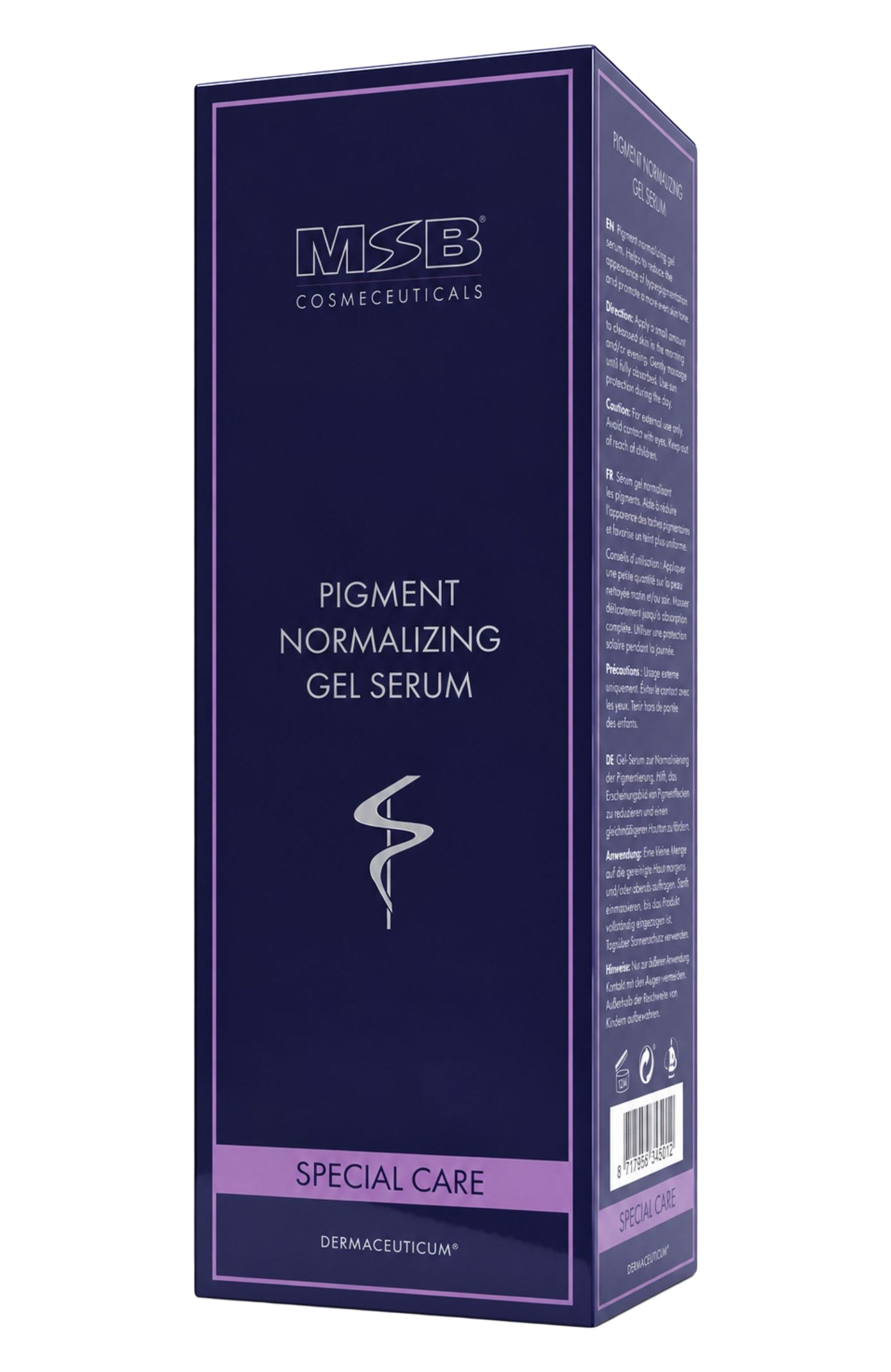 Осветляющая гель-сыворотка для лица  pigment normalizing gel serum (50ml) MSB, арт. 01272, фото 2