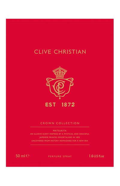 Духи crown collection matsukita (50ml) CLIVE CHRISTIAN, арт. CC01.MAT-G050.01, фото 2