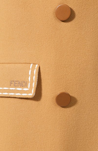 Шерстяное пальто FENDI, арт. FF8717 A5G0, фото 5