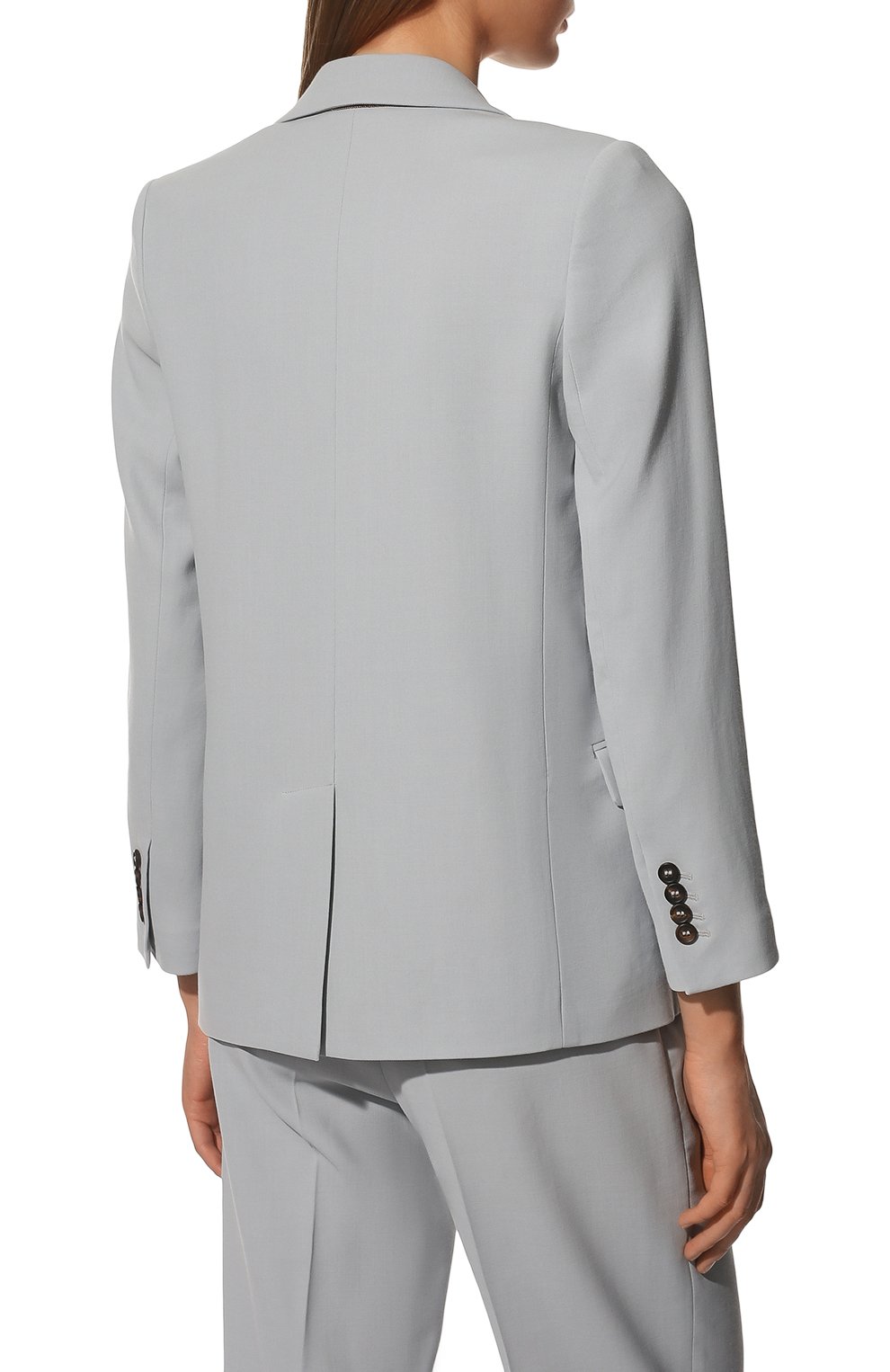 Жакет из вискозы и шелка BRUNELLO CUCINELLI, арт. MB0452294, фото 4