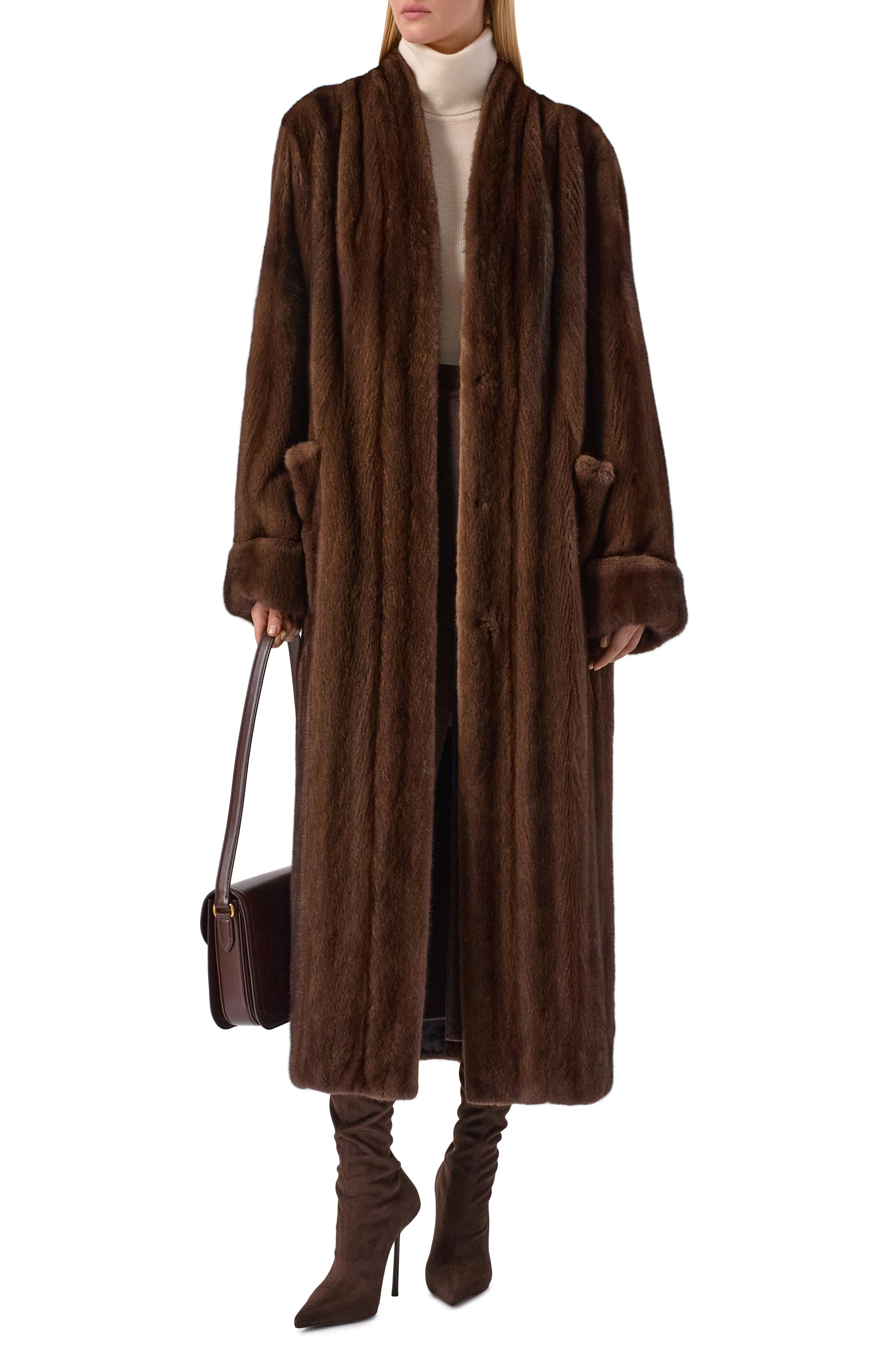 Шуба из норки GIULIA GURMAN, арт. 2303DB, фото 2