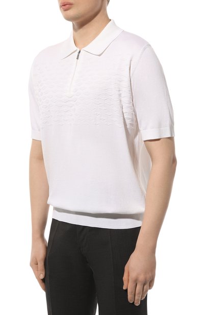 Поло из шелка и хлопка ZILLI, арт. KZP002M0145VVC000, фото 3