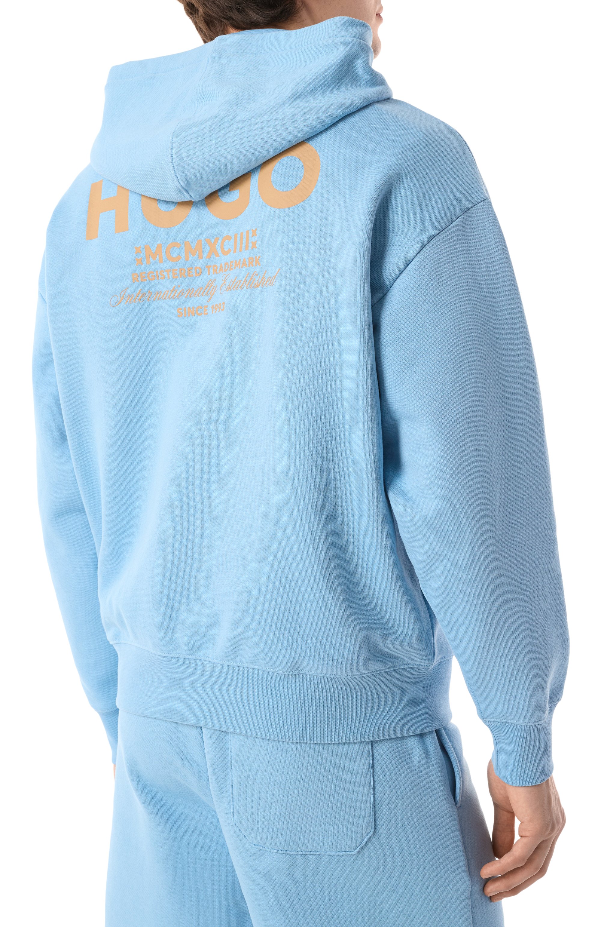 Хлопковое худи HUGO BLUE, арт. 50510724, фото 4