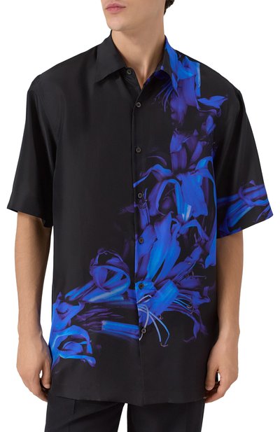 Шелковая рубашка DRIES VAN NOTEN, арт. 020700-2125-900, фото 3