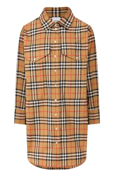 Женская хлопковая рубашка BURBERRY, арт. 8014011