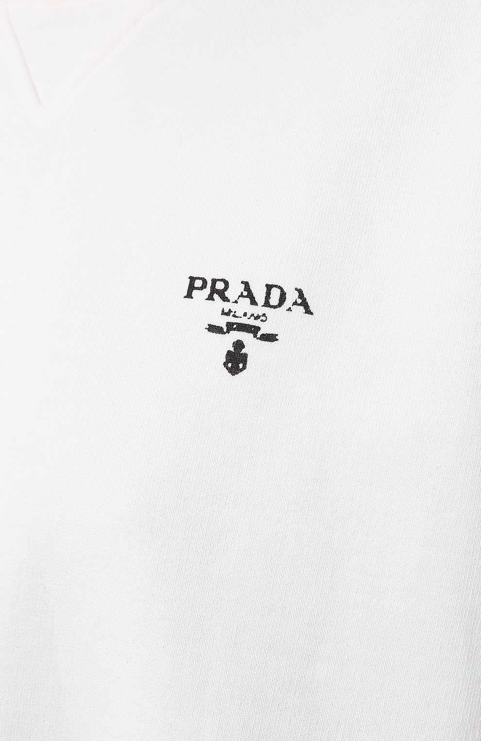 Хлопковый свитшот PRADA белого цвета по цене 115000 руб., арт. 134630-1YYC-F0964-202, фото 5 Хлопковый свитшот PRADA, арт. 134630-1YYC-F0964-202, фото 5