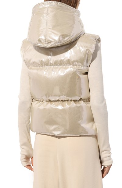 Пуховый жилет ramees MONCLER GRENOBLE бежевого цвета по цене 141500 руб., арт. I20981A00009/596U3, фото 4 Пуховый жилет ramees MONCLER GRENOBLE, арт. I20981A00009/596U3, фото 4