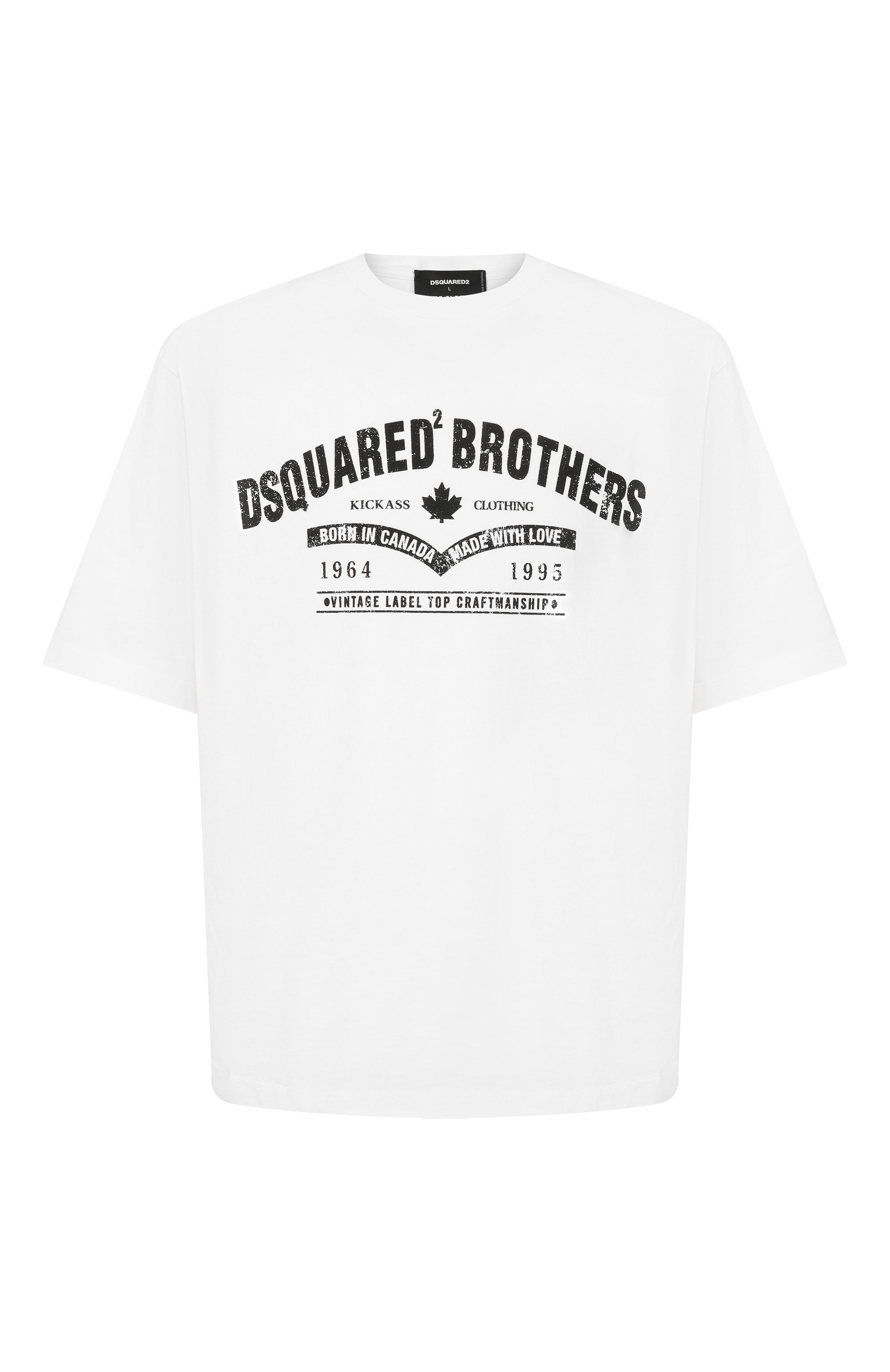 Хлопковая футболка DSQUARED2, арт. S74GD1599/D20106, фото 1