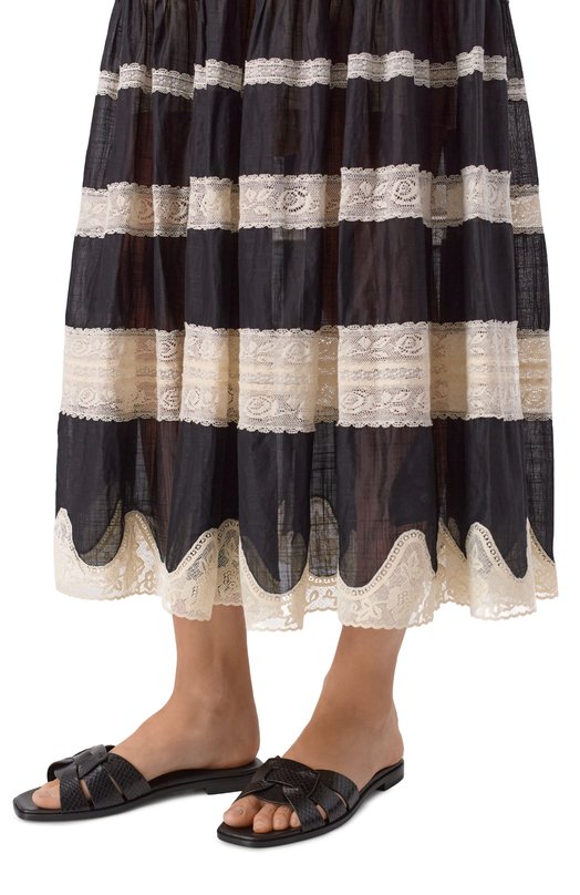 Кожаные шлепанцы Doucal's DD8696DEGNUF277N Чёрный  DD8696DEGNUF277N Фото 2