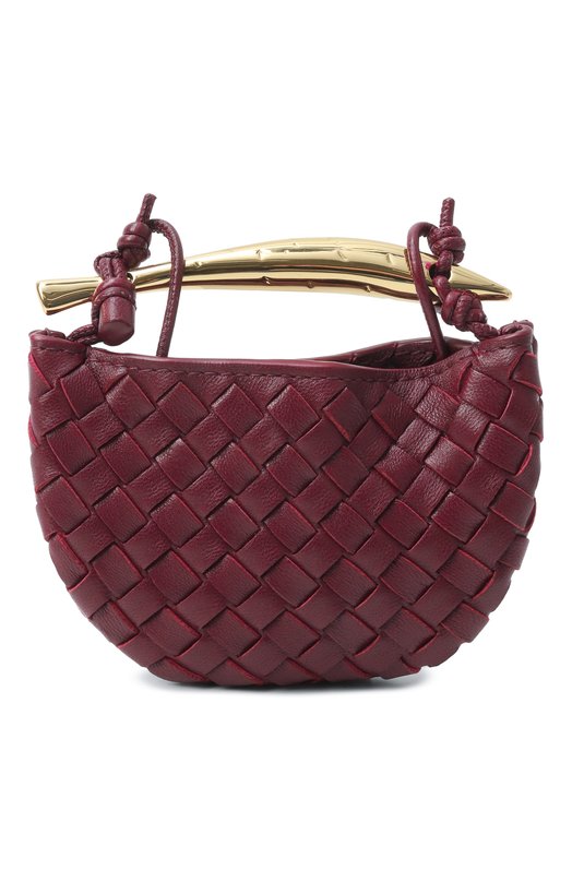 Сумка Miniature Sardine Bottega Veneta 836834/V5QE0 Бордовый  836834/V5QE0 Фото 6