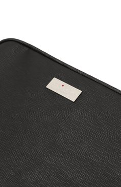 Мужская сумка KITON черного цвета, арт. UBA0033N00815 | Фото 3 (Драгоценные камни: Проставлено; Ремень/цепочка: На ремешке; Материал: Натуральная кожа; Размер: small; Материал сплава: Проставлено)