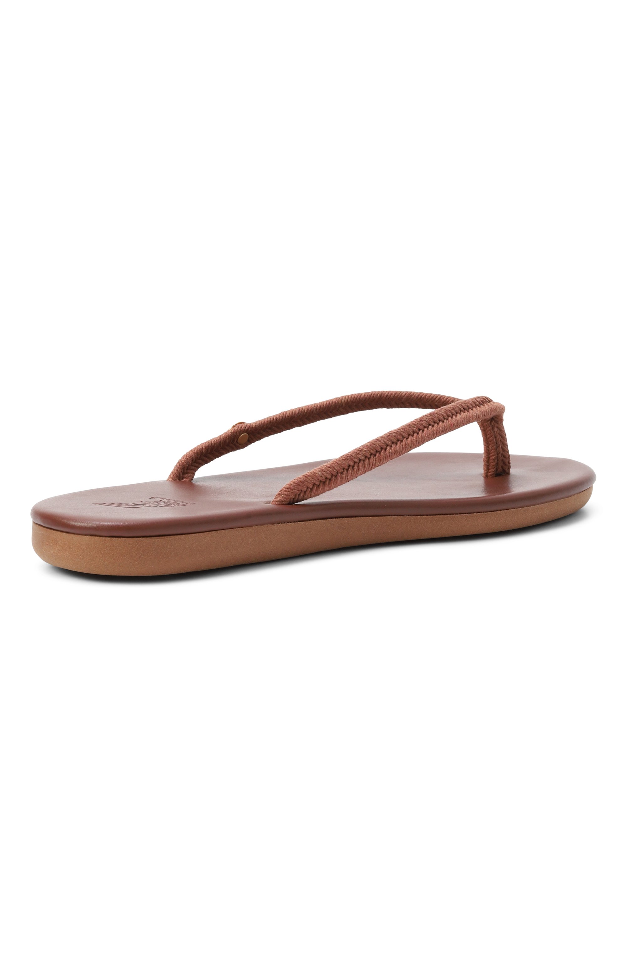 Текстильные шлепанцы saionara rope ANCIENT GREEK SANDALS коричневого цвета по цене 23600 руб., арт. SAI0NARA R0PE, фото 5 Текстильные шлепанцы saionara rope ANCIENT GREEK SANDALS, арт. SAI0NARA R0PE, фото 5