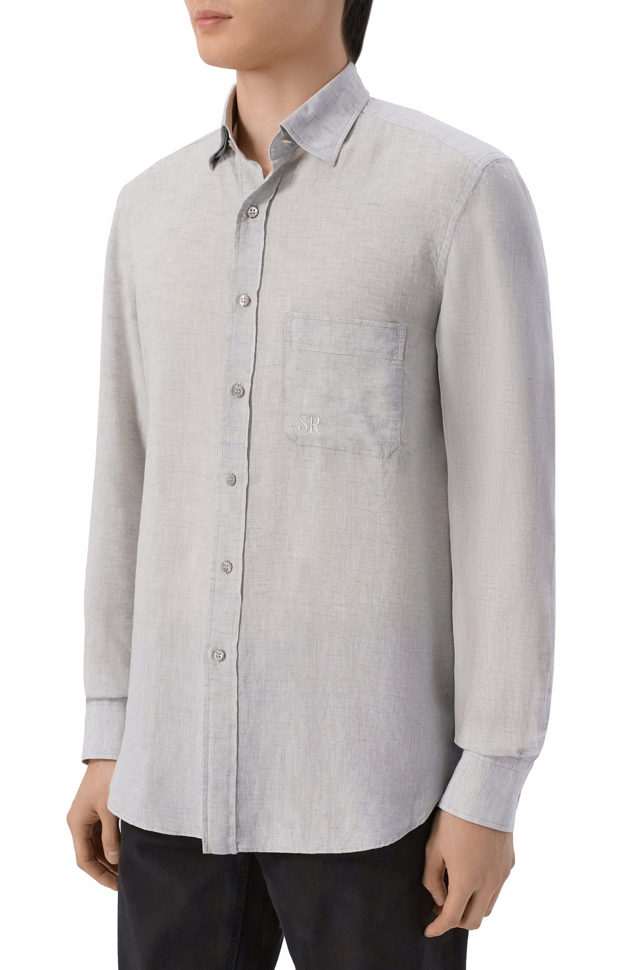 Льняная рубашка STEFANO RICCI, арт. MC007783/BX2922, фото 3