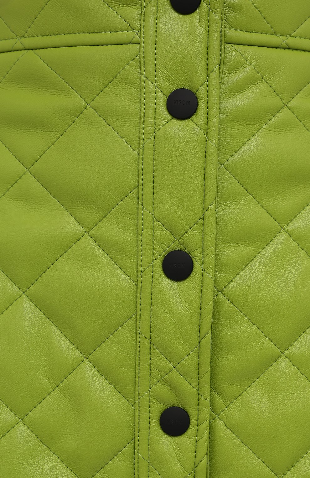 Юбка из экокожи MSGM, арт. 3141MDD23 217616, фото 5