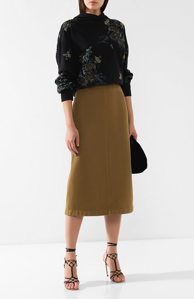 Хлопковая юбка DRIES VAN NOTEN, арт. 191-30867-7292, фото 2