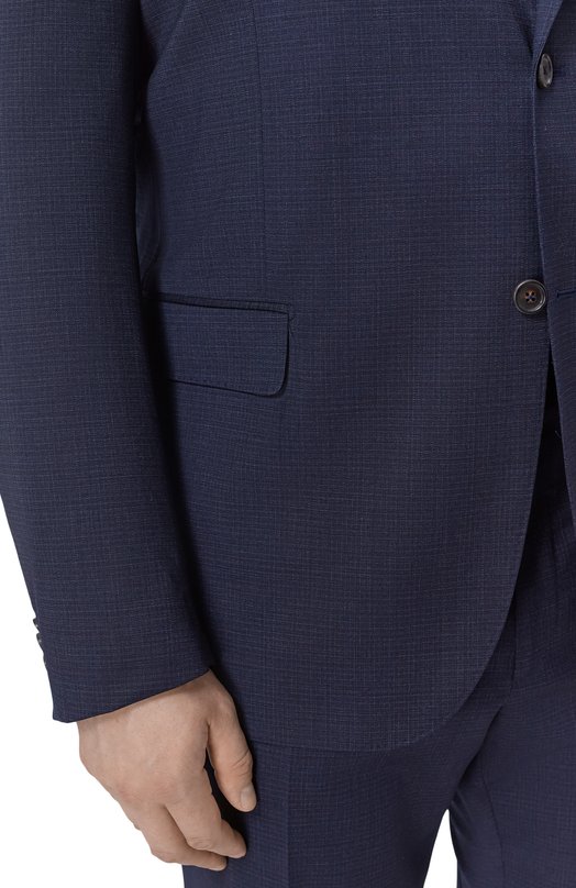 Шерстяной костюм Corneliani 276008/2717560_SET Синий  276008/2717560_SET Фото 6