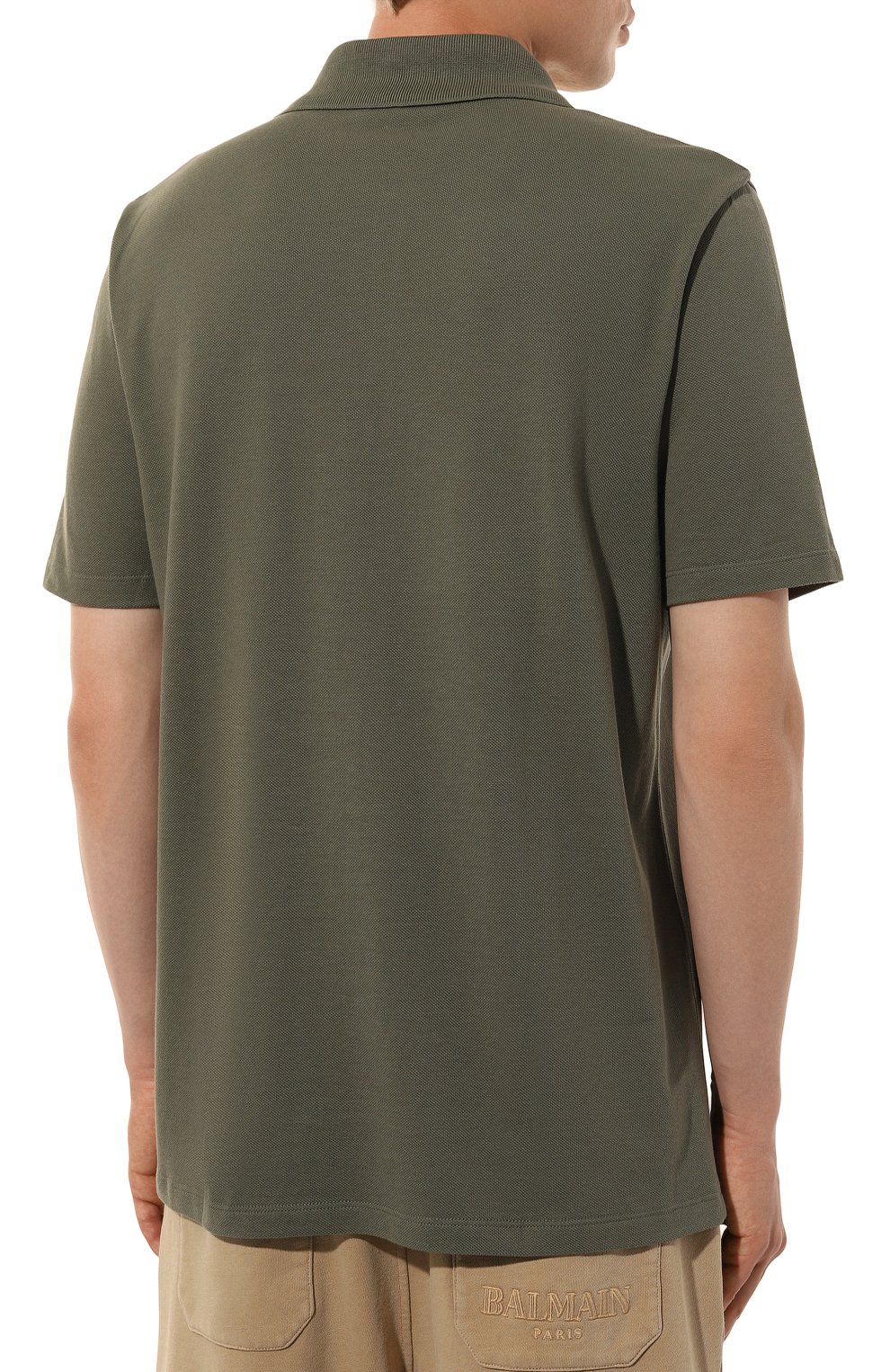 Хлопковое поло BALMAIN, арт. DH1GC028/BC78, фото 4