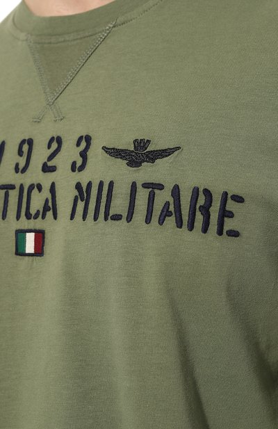 Хлопковый лонгслив AERONAUTICA MILITARE, арт. 231/TS2052J584, фото 5