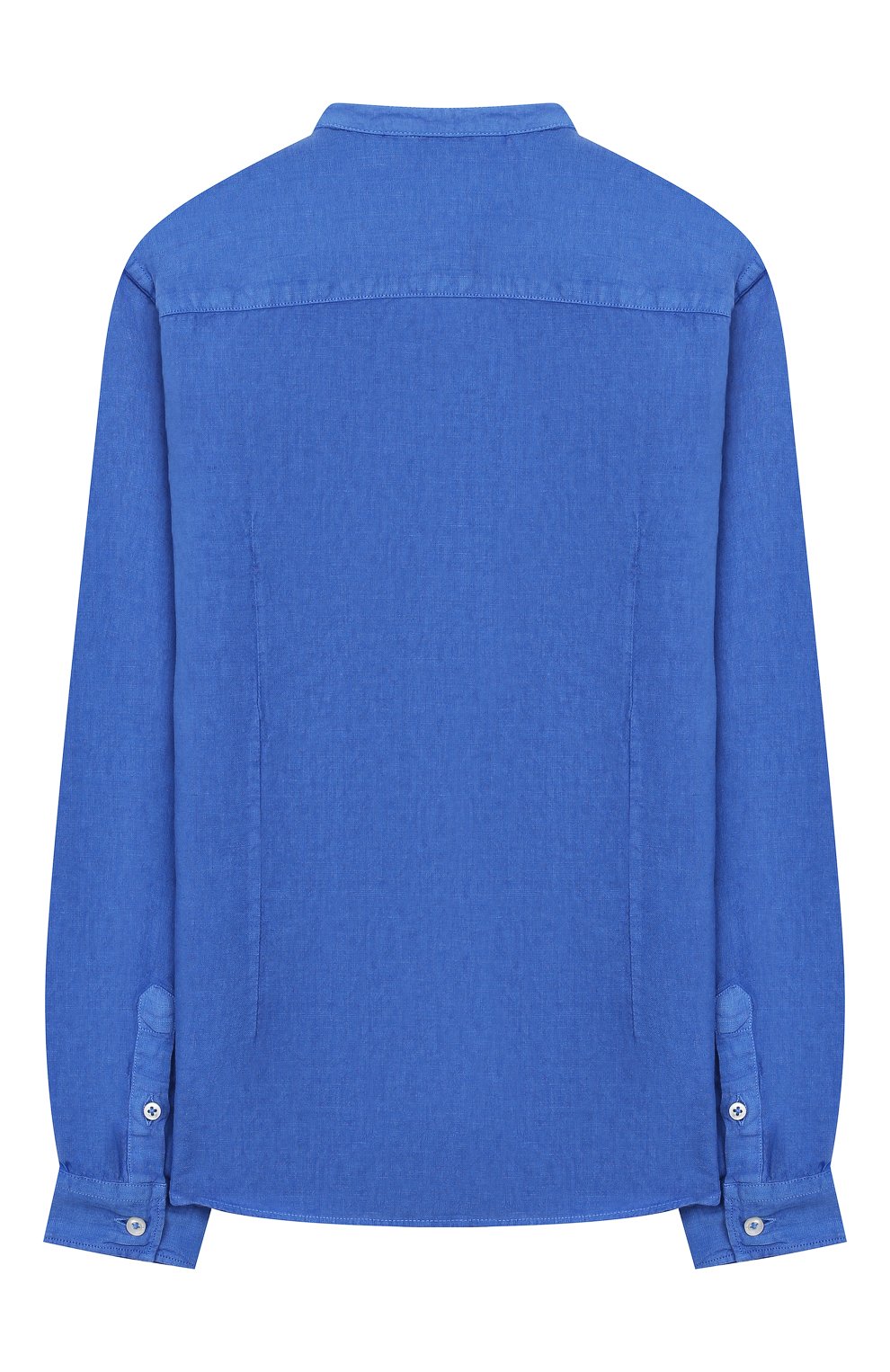 Рубашка из льна и хлопка MANUEL RITZ голубого цвета по цене 7995 руб., арт. MR1065/8A-12A, фото 2 Рубашка из льна и хлопка MANUEL RITZ, арт. MR1065/8A-12A, фото 2