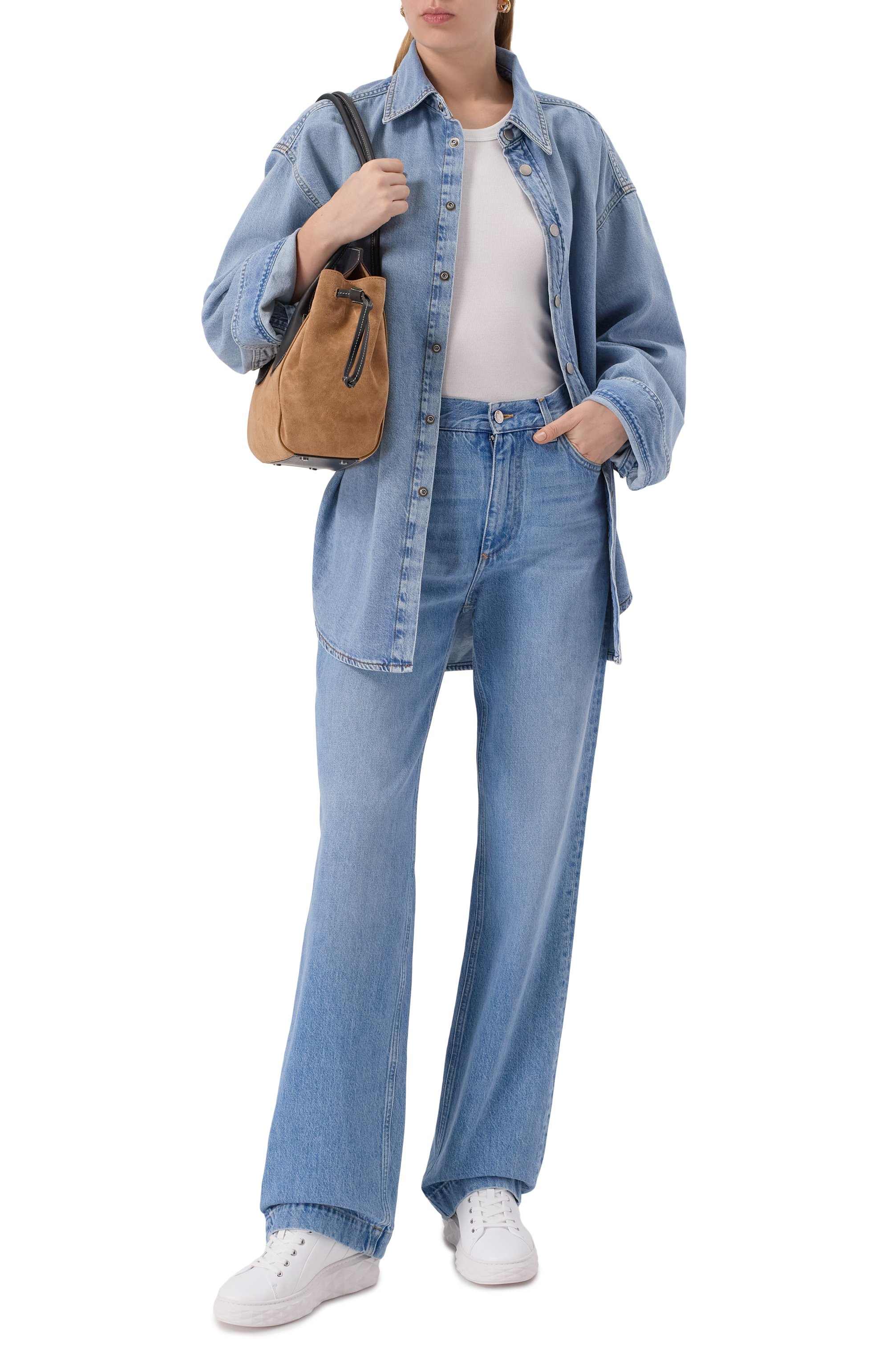 Кожаные кеды diamond light maxi JIMMY CHOO белого цвета по цене 75900 руб., арт. DIAM0NDLIGHTMAXIFRXN, фото 3 Кожаные кеды diamond light maxi JIMMY CHOO, арт. DIAM0NDLIGHTMAXIFRXN, фото 3